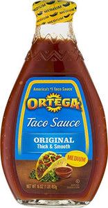 Ortega Taco Sauce, Medium, 16